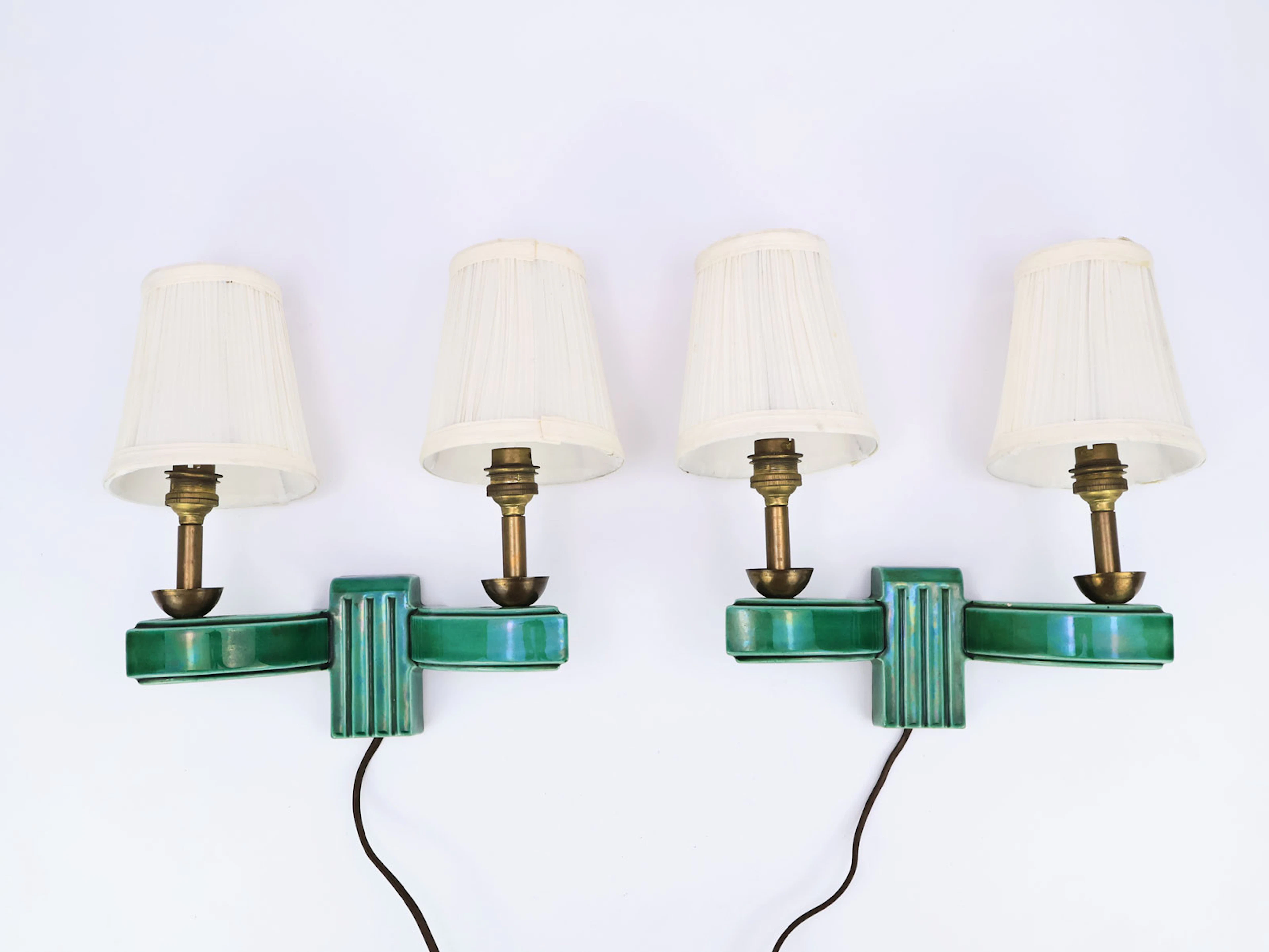 Art déco - Wandleuchten - Paar