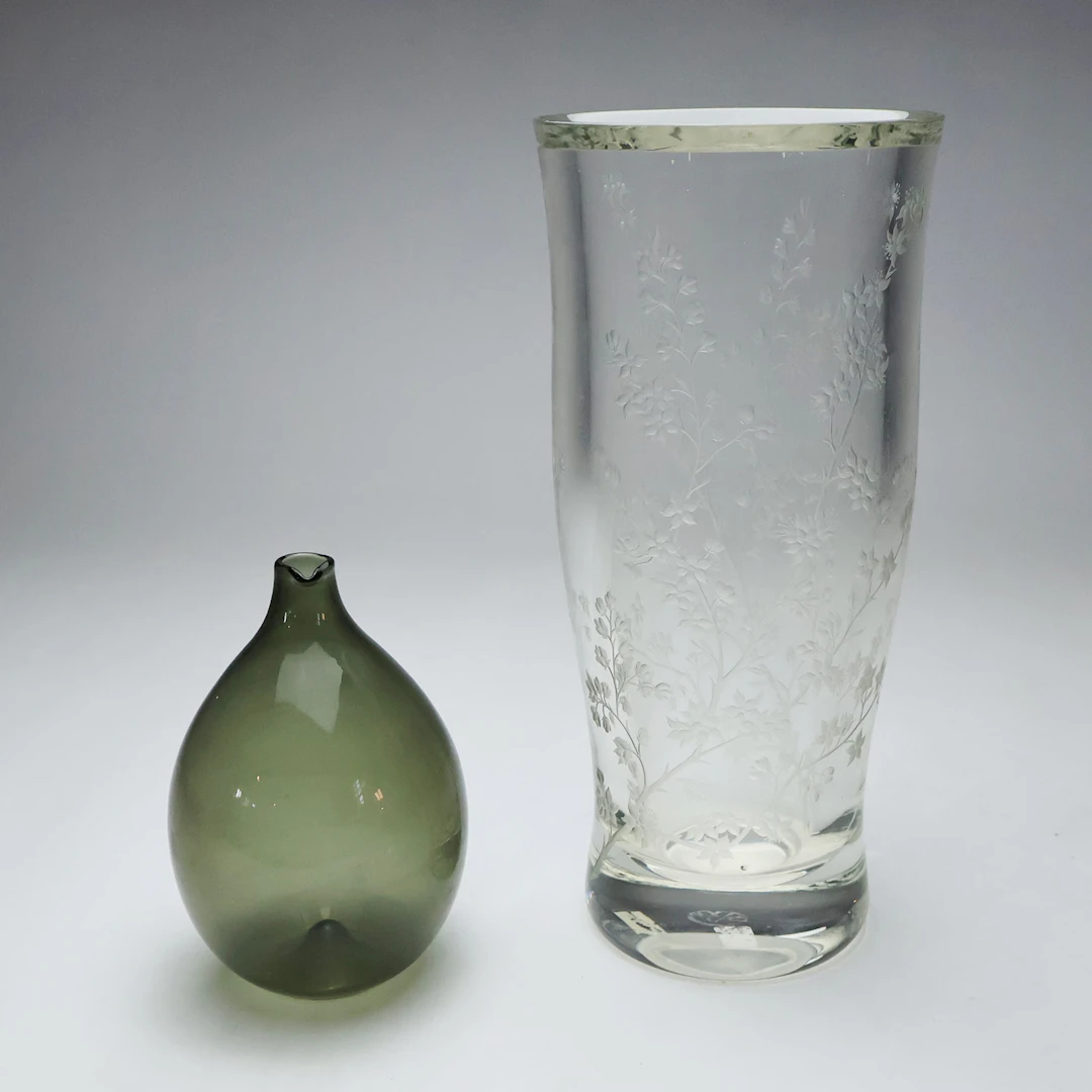 Zwei Glasvasen