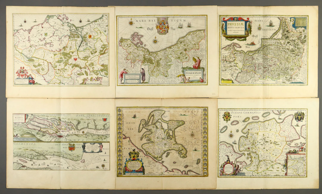 Kupferstichkarten - Atlas Maior u.a.