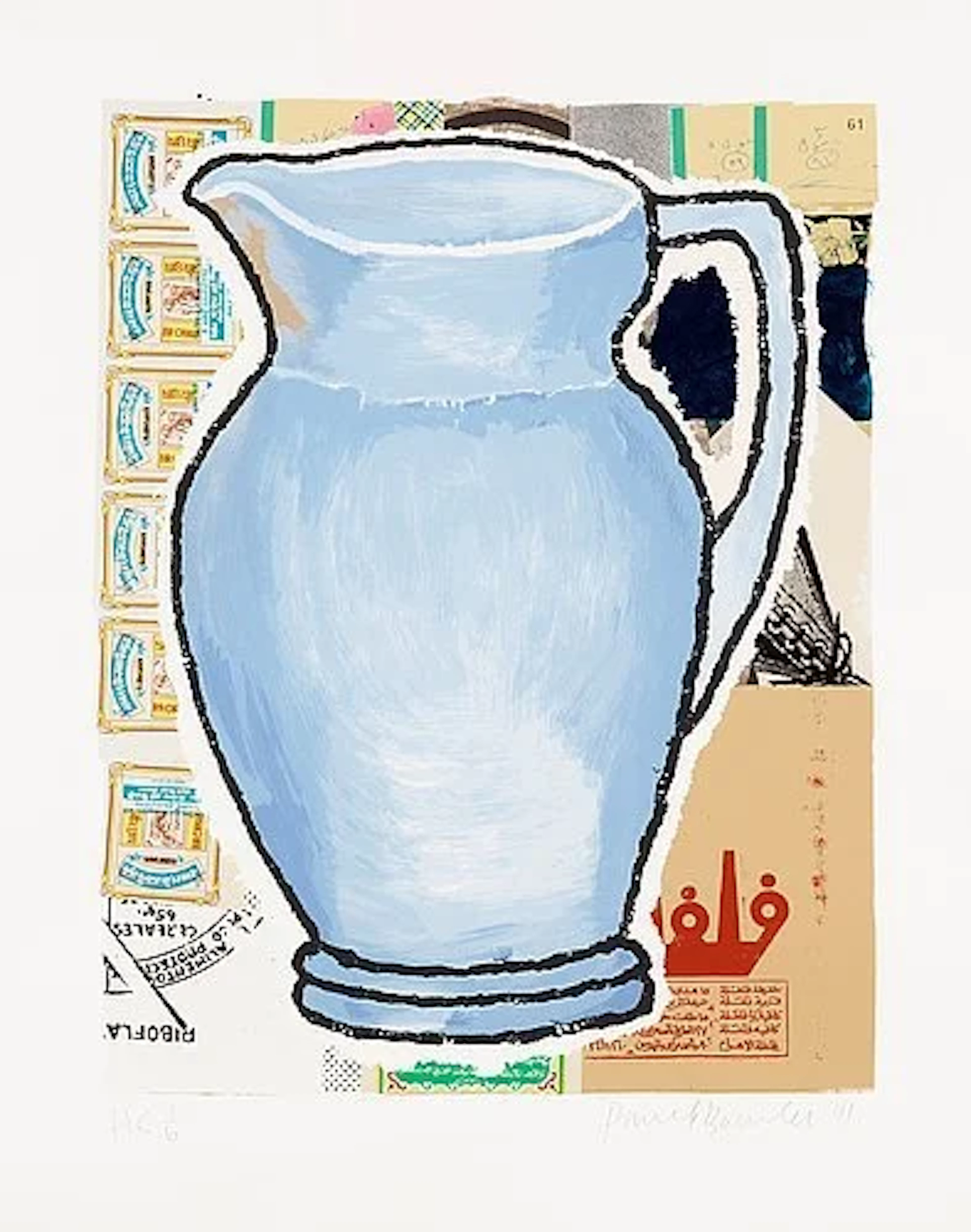 “BLUE PITCHER” DONALD BAECHLER