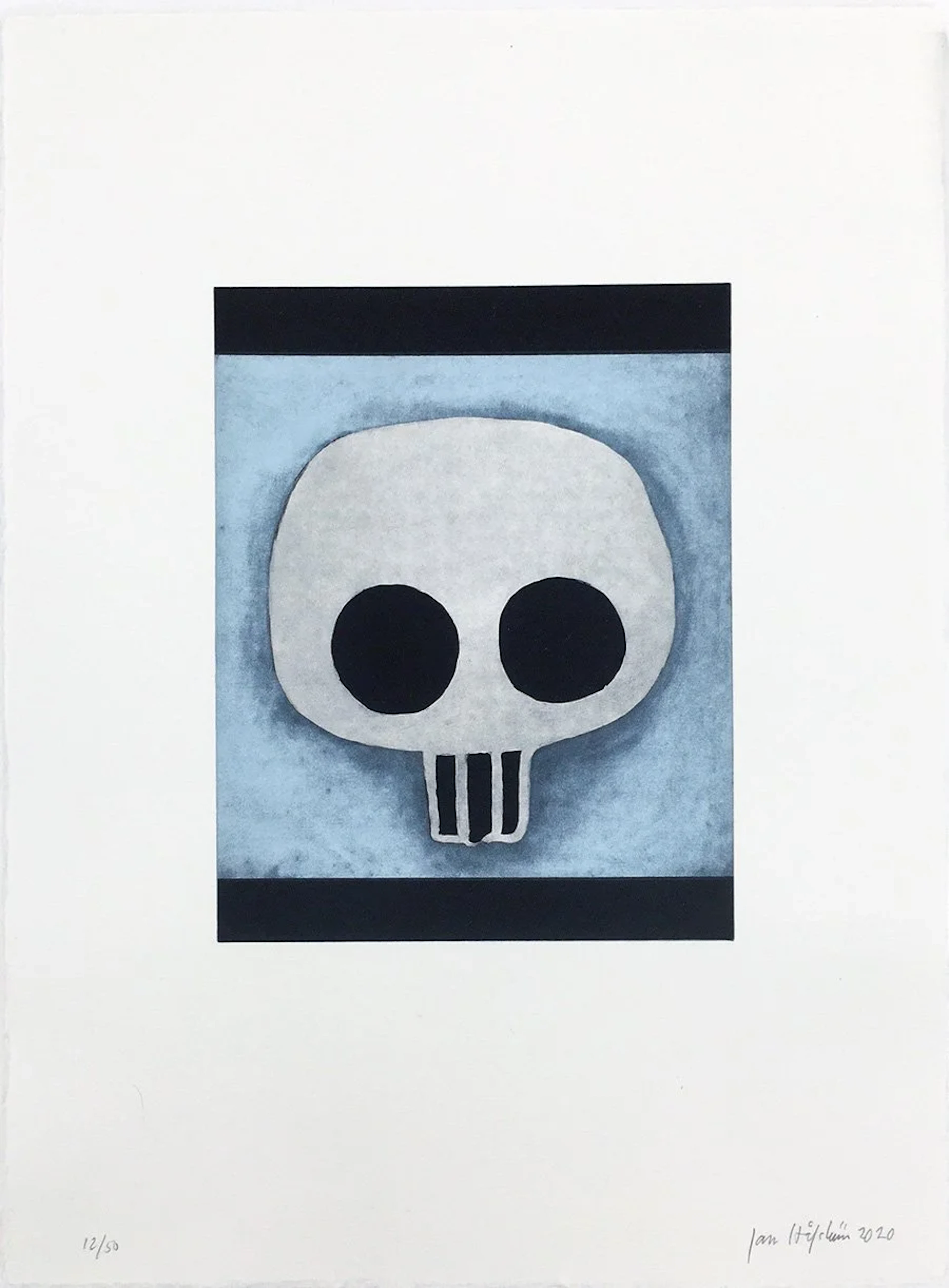 “SKULL (BLUE)” JAN HÅFSTRÖM