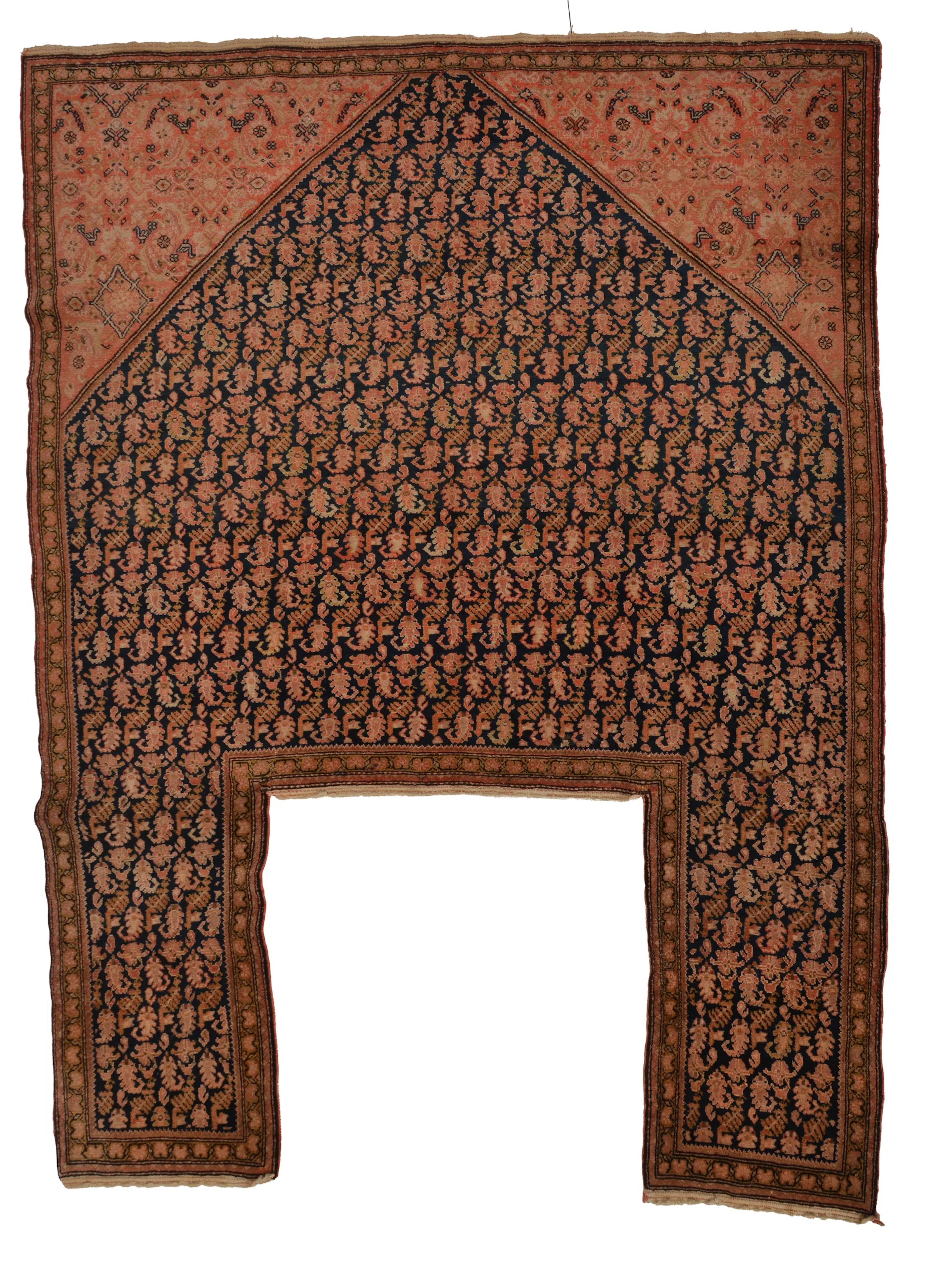 Senneh horse cover, circa 1900. 70 x 56 in