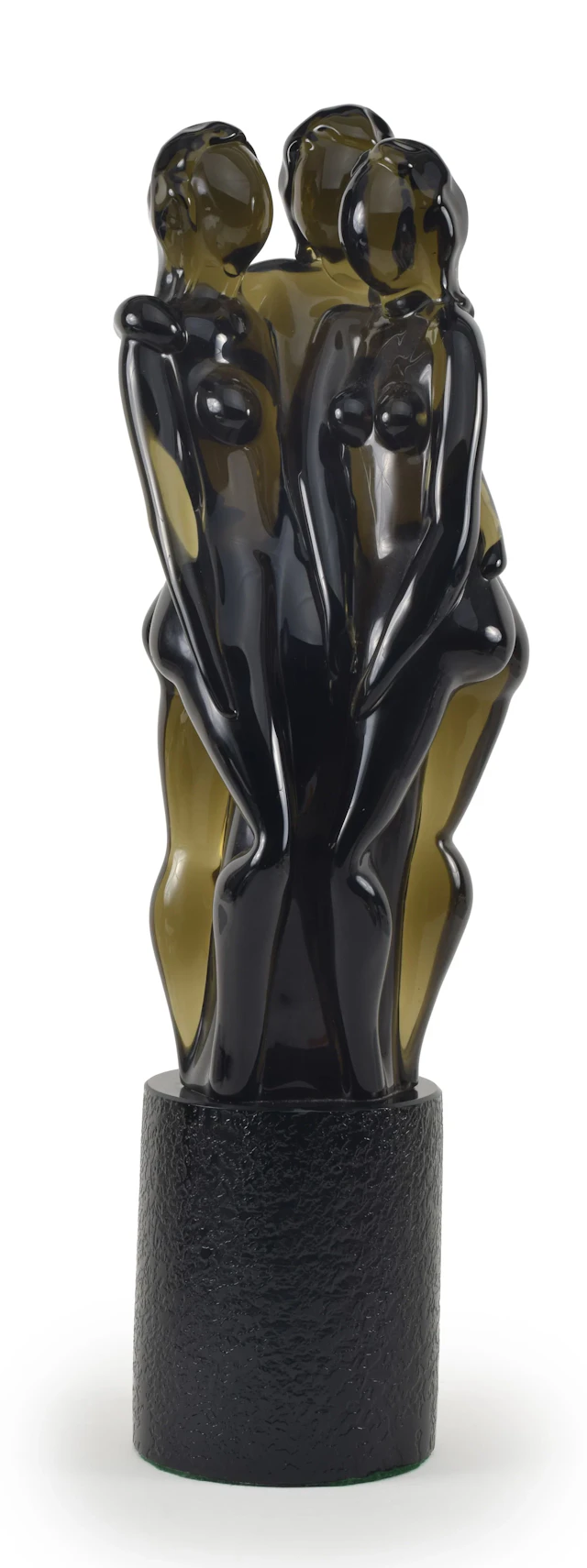 Livio Seguso Murano art glass figural sculpture. Grouping of three