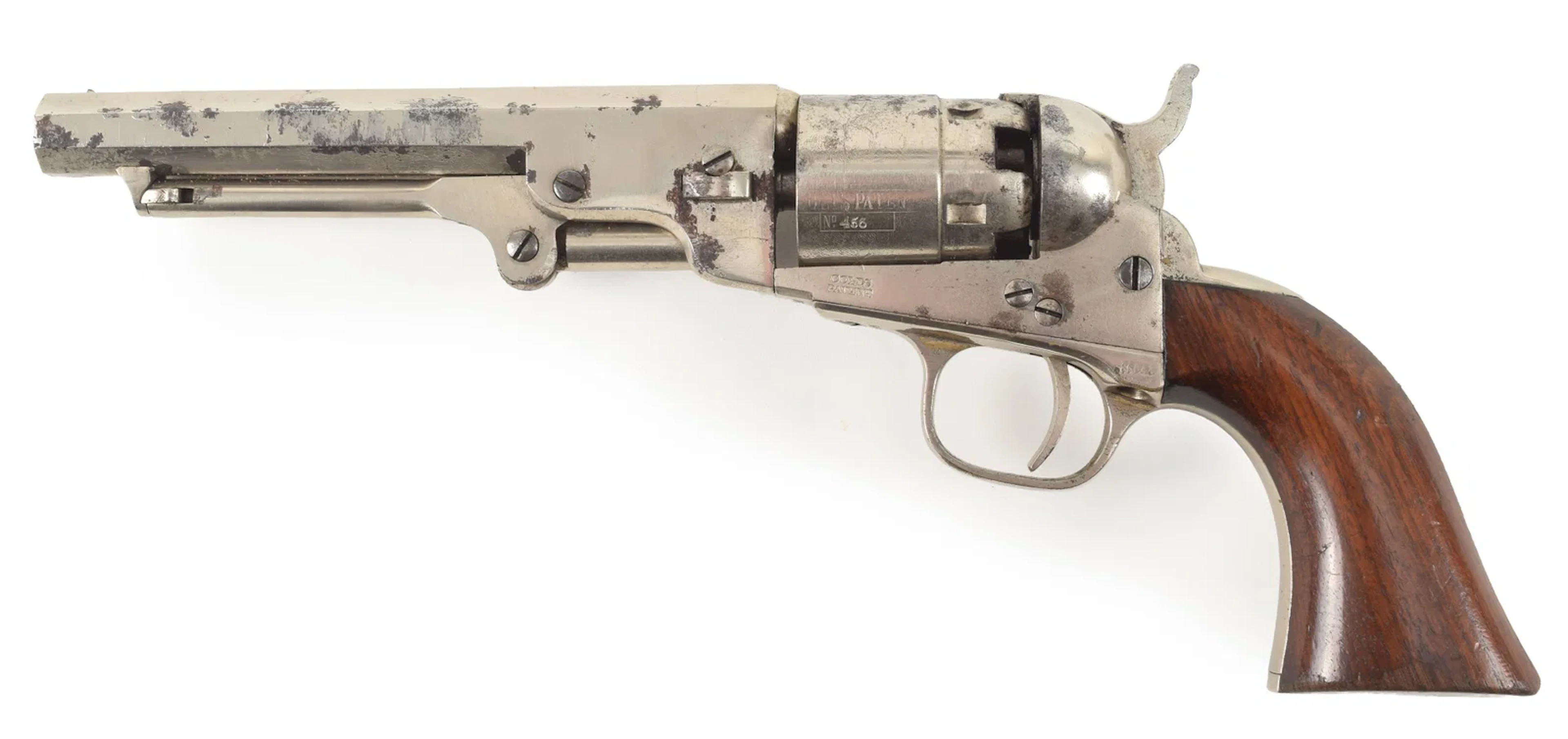 Colt model 1851 Navy revolver. .36 caliber, 5.5" barrel length. Stagecoach