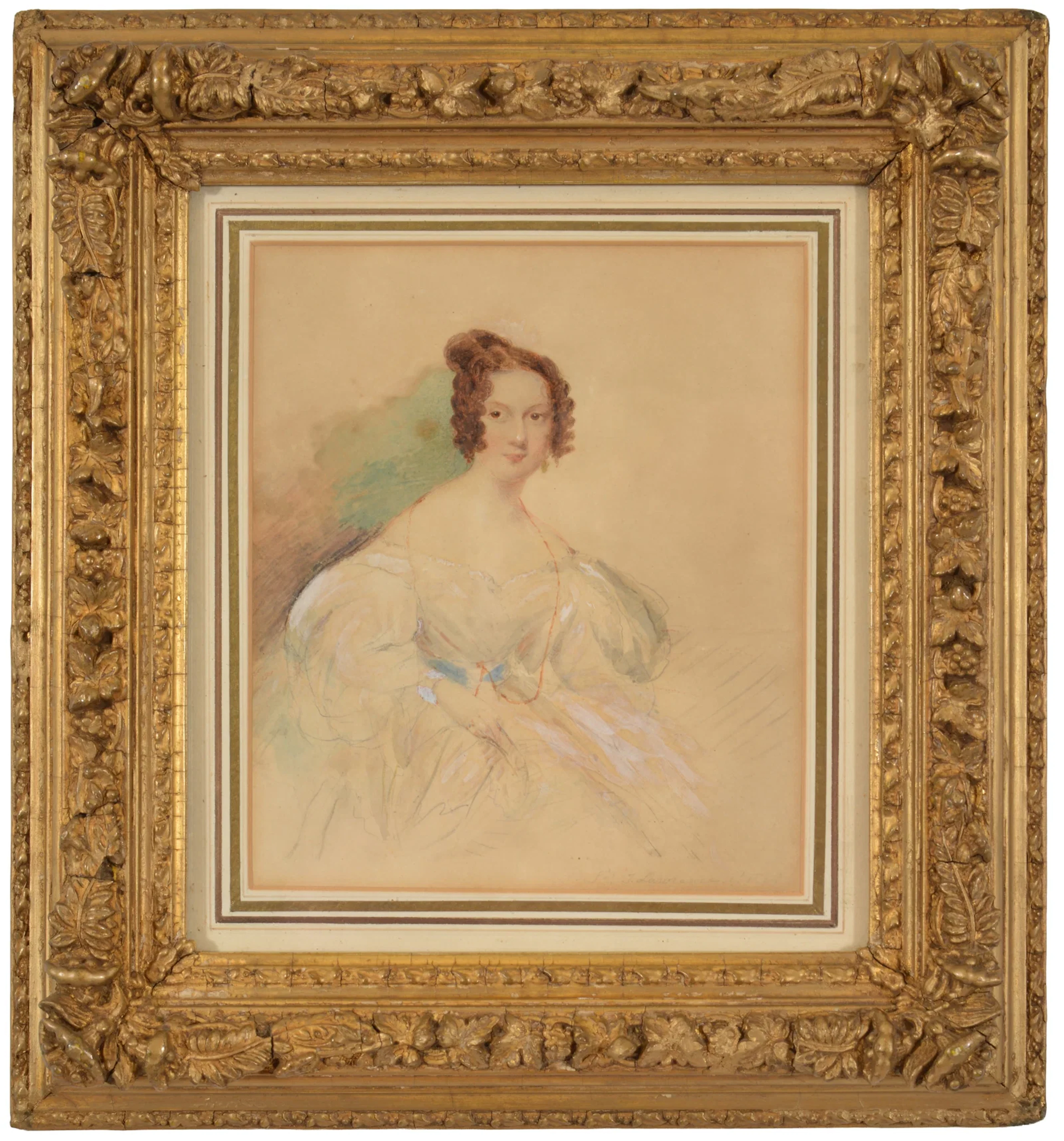Sir Thomas Lawrence, 1769-1830. Three quarter portrait of young woman