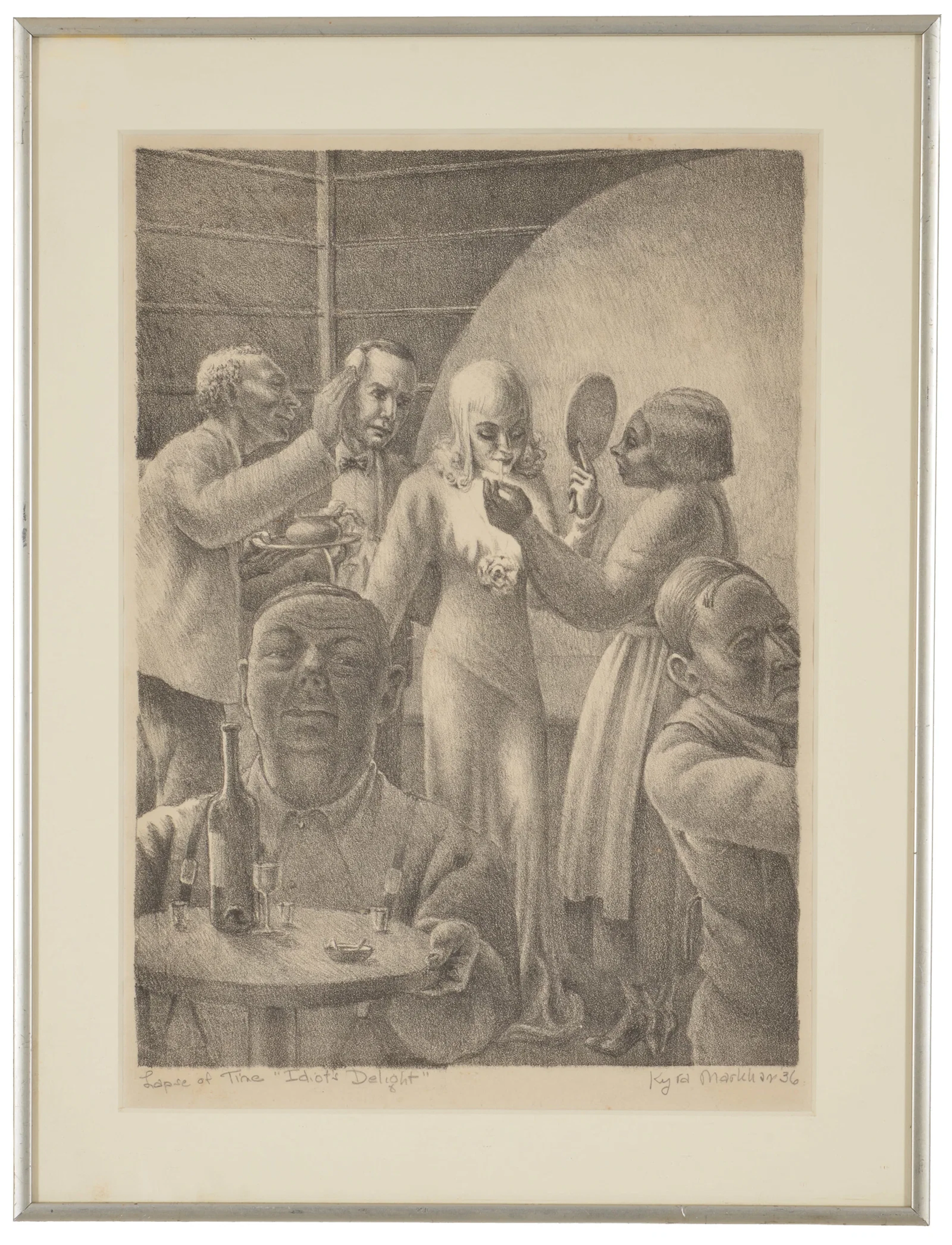 Kyra Markham. American. 1936 "Lapse of Time 'Idiot's Delight'". Performer's