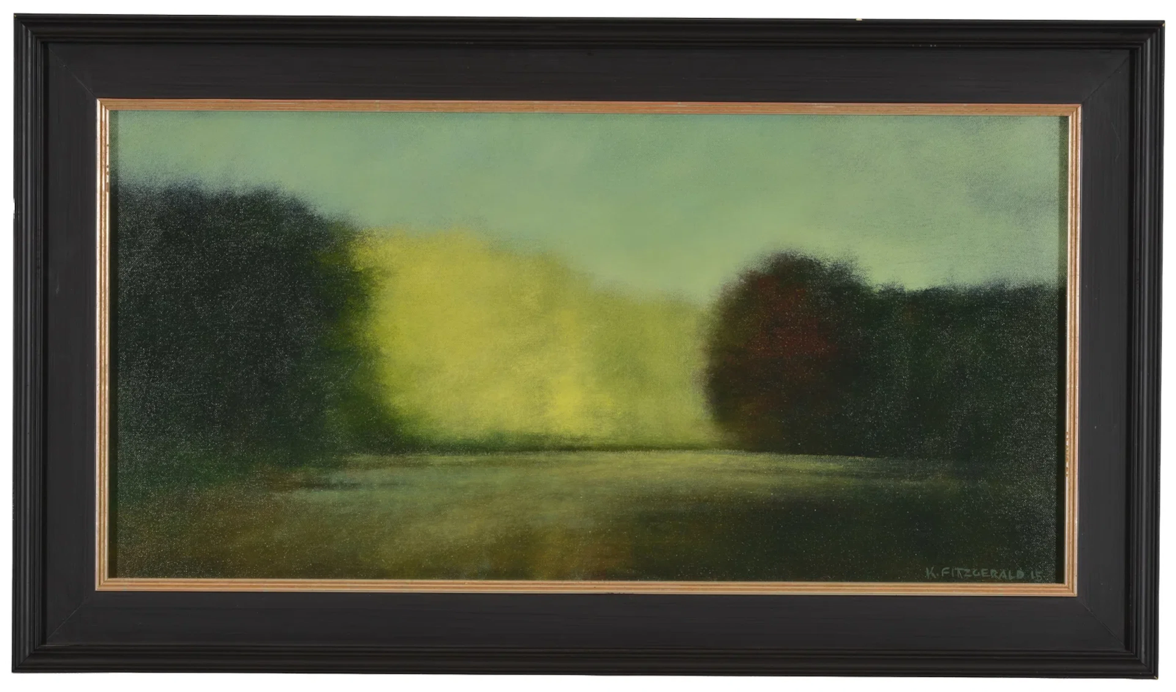 Kevin Fitzgerald, American contemporary. Landscape titled on reverse