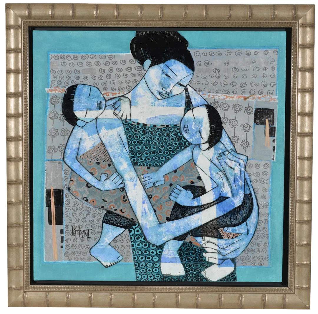 Kelyne Vietnamese Contemporary. Signed and title on reverse in French
