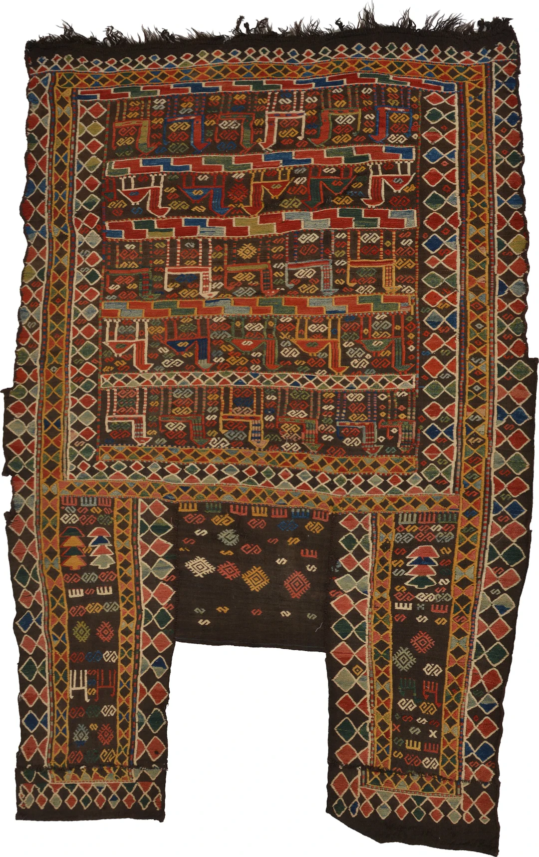 Verneh horse cover, circa 1910. 67 x 46 in