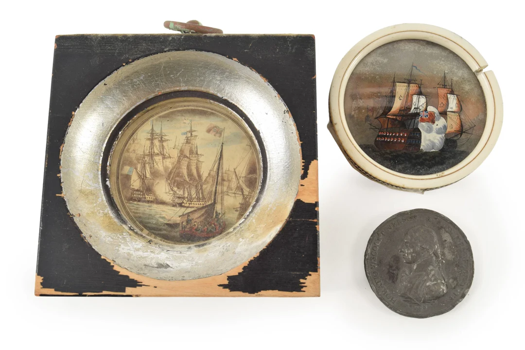 3 British Naval items, including Admiral Nelson, Boulton's Trafalgar