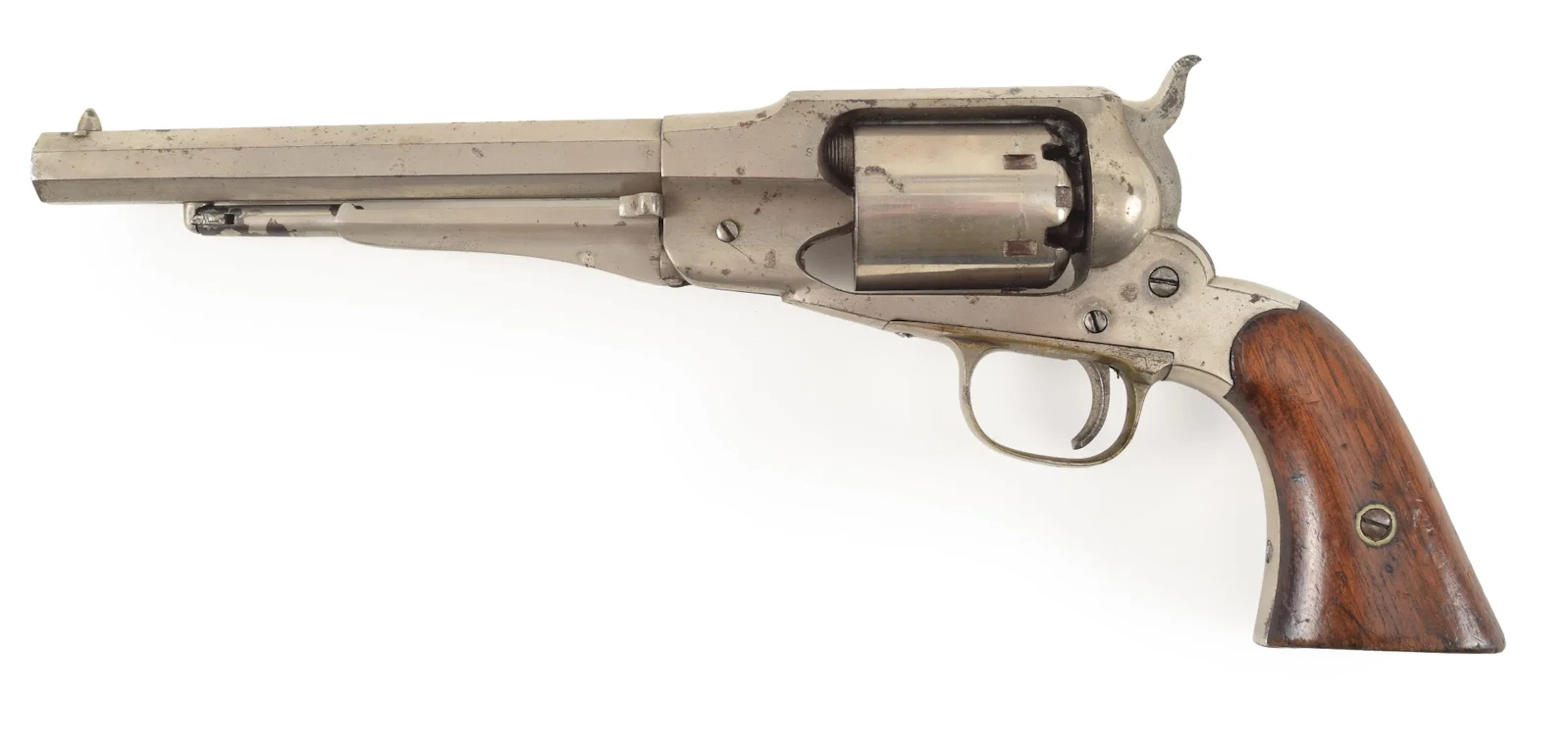 Remington model 1861 Army revolver. .36 caliber, 7.5" barrel length.