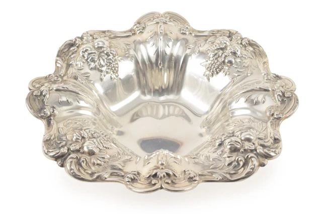 Reed & Barton Sterling silver Francis I pattern open footed bon bon.