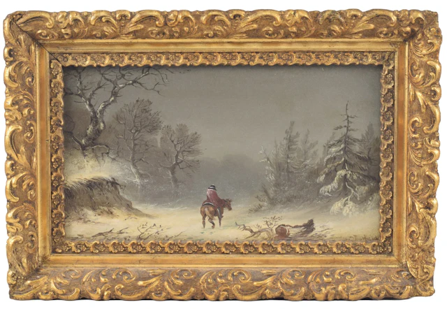 William Van De Velde Bonfield. Pennsylvania. Mid 19th century. Figure