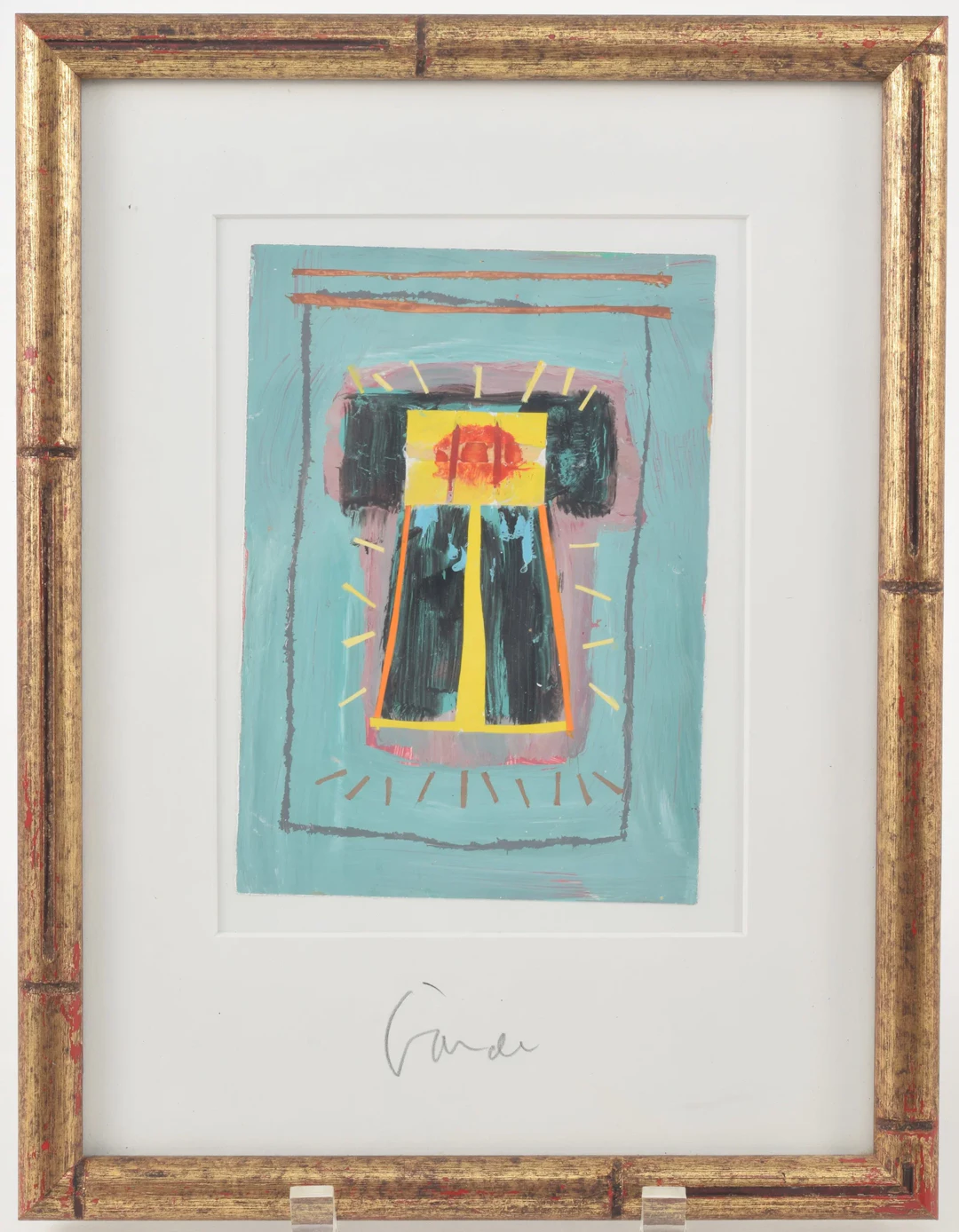 Harold Garde. Florida/Maine. Abstract expressionist composition. Acrylic