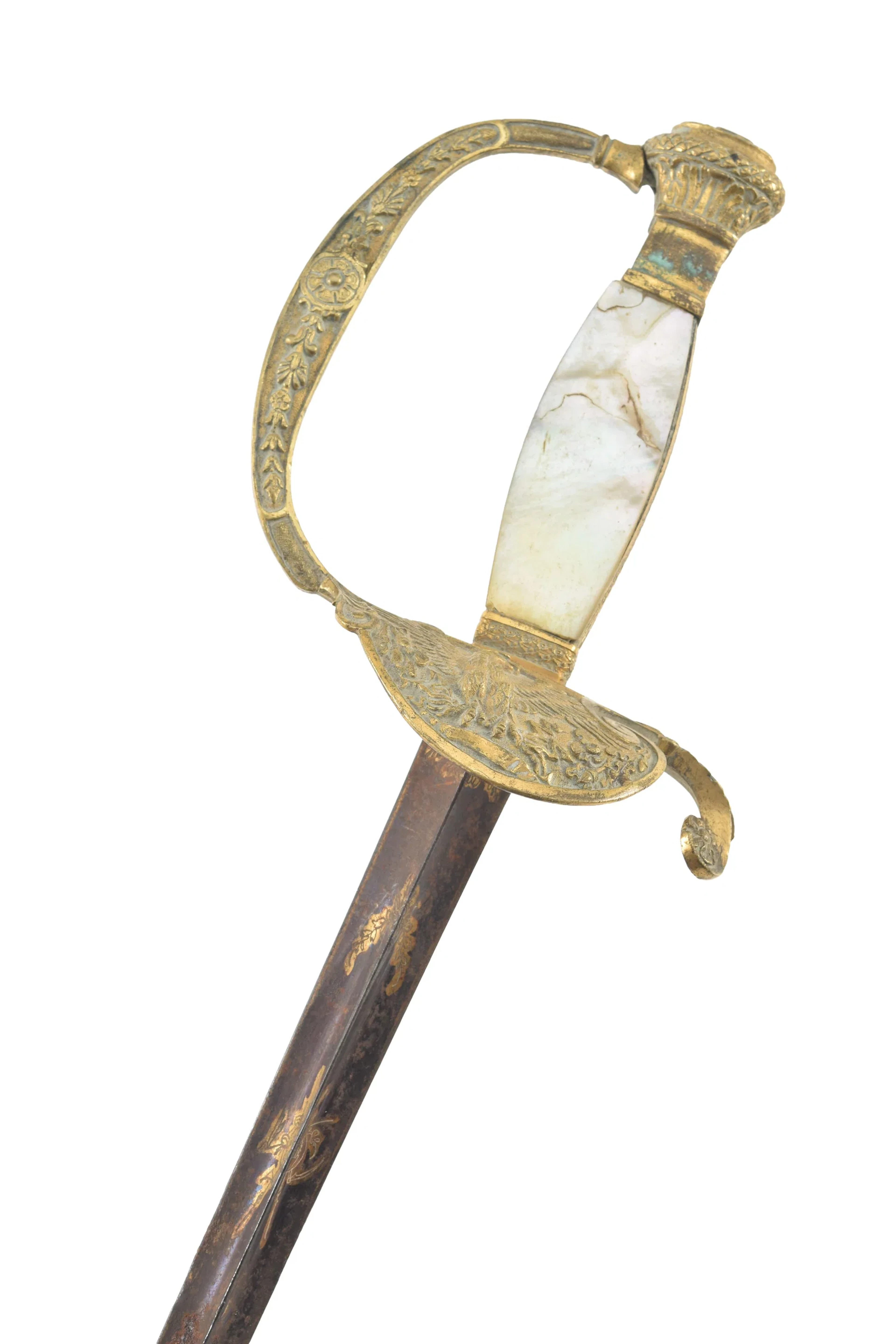 Early American Militia Officer's Dress Sword by S & K (Schnitzler