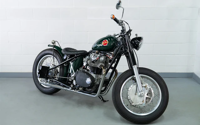 1975 Yamaha XS650 Bobber by Mike Woolaway