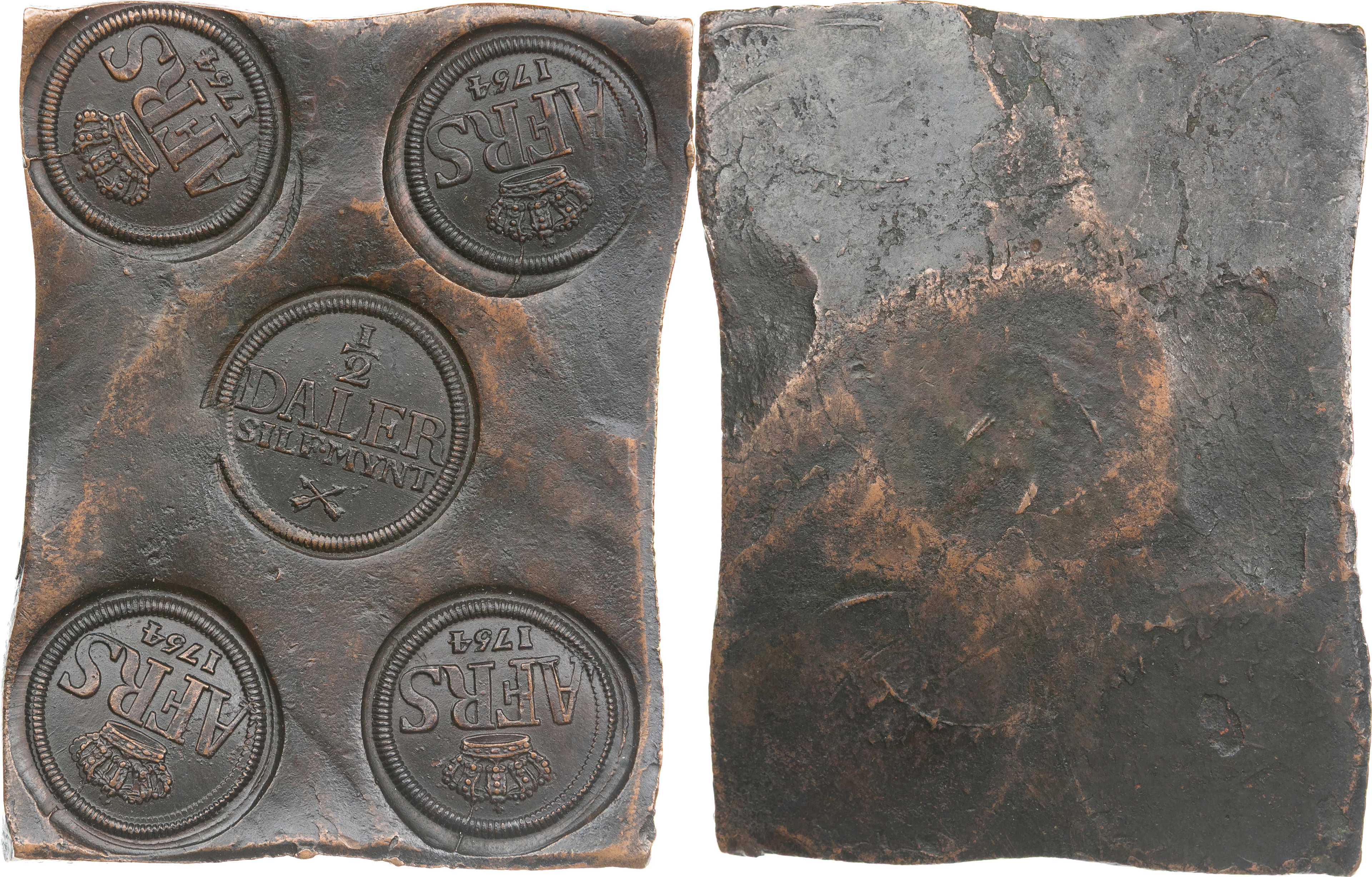 ADOLF FREDRIK (1751-1771). AVESTA. 1/2 daler SM 1754.