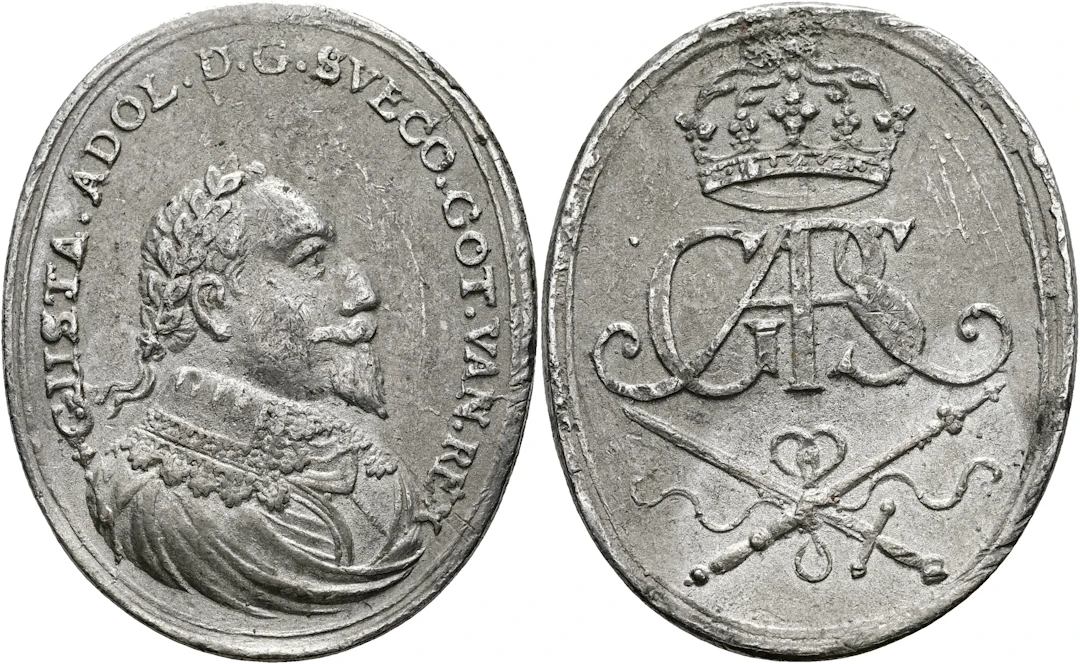 GUSTAV II ADOLF (1611-1632). Medalj