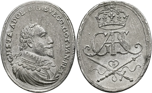 GUSTAV II ADOLF (1611-1632). Medalj