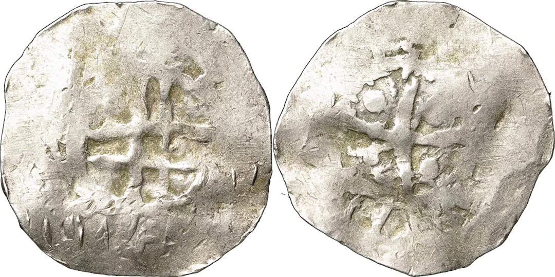 SLAVISKA IMITATIONER. Denar/Penny. Voided cross