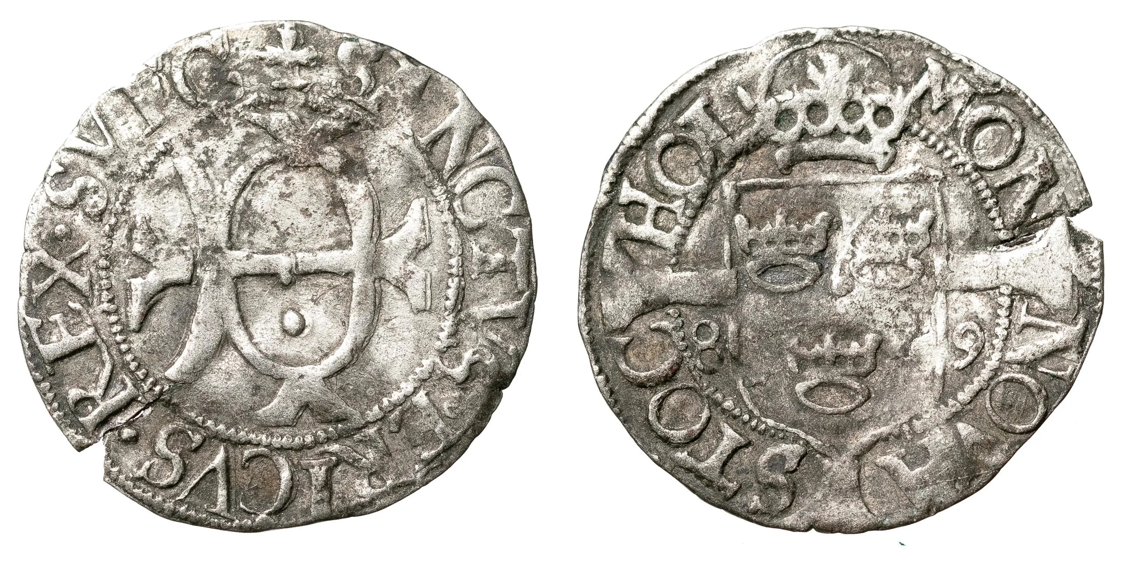 JOHAN III (1568-1592). Örtug 1589