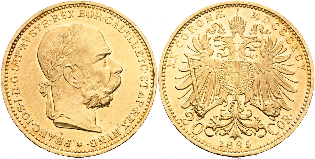 ÖSTERRIKE / AUSTRIA. 20 corona 1895