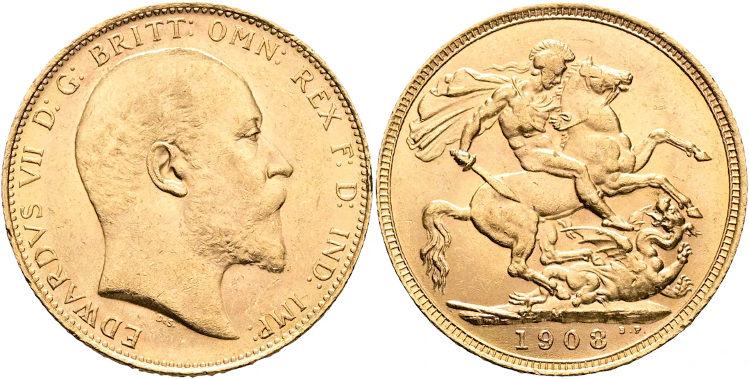 STORBRITANNIEN / GREAT BRITAIN. Sovereign 1908