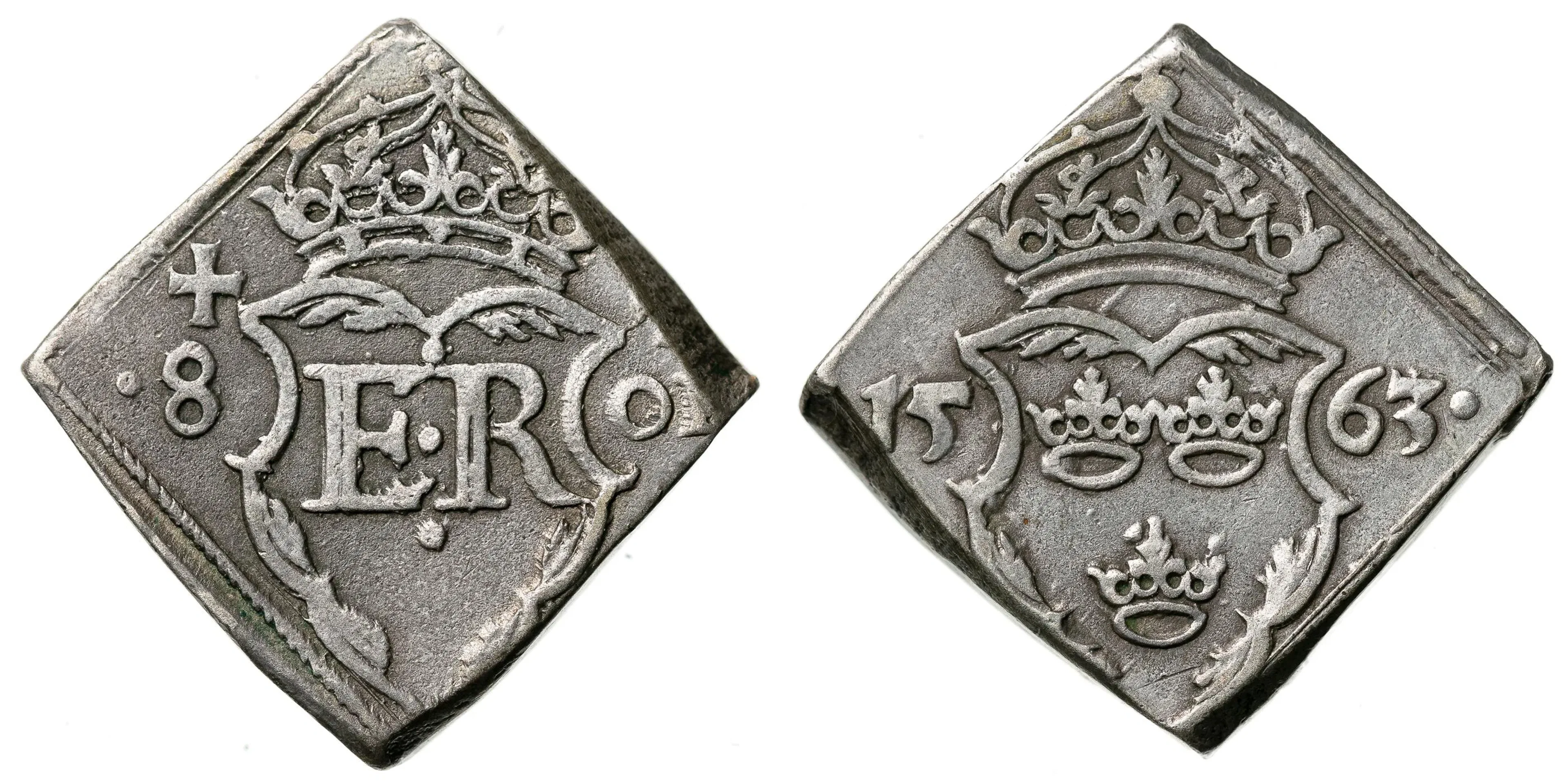 ERIK XIV (1560-1568). 8 öre 1563