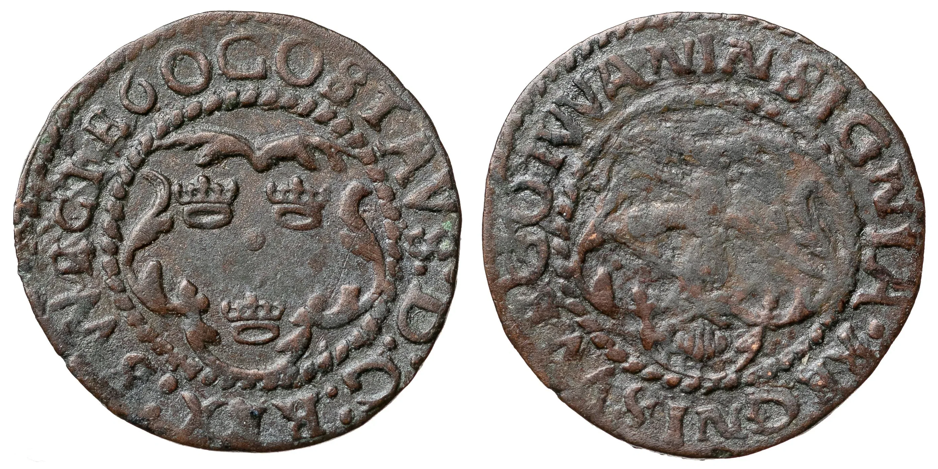 GUSTAV I (1521-1560). 4 penningar 1560