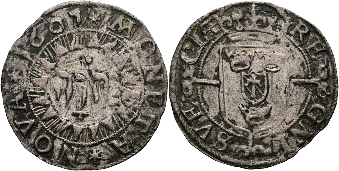KARL, RIKSFÖRESTÅNDARE (1598-1604). Öre 1601