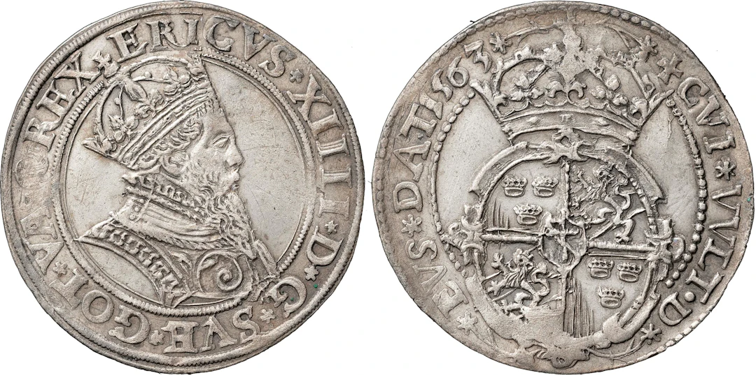 ERIK XIV (1560-1568). STOCKHOLM. Mark 1563