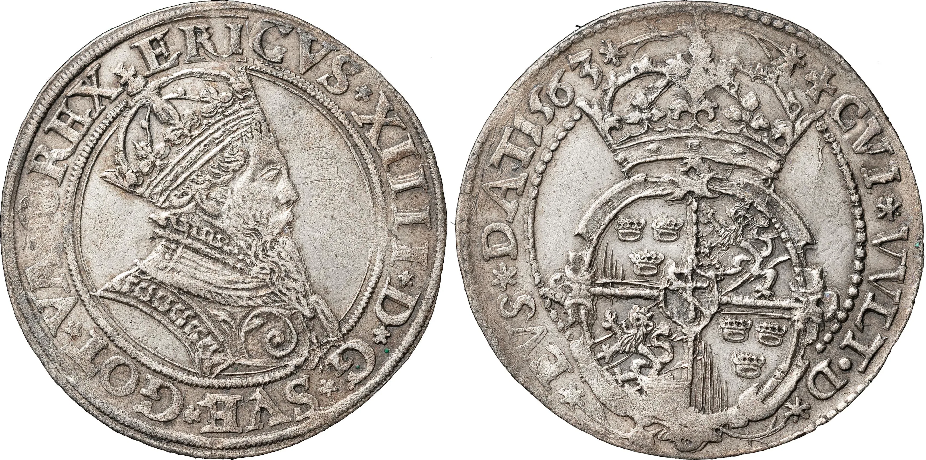 ERIK XIV (1560-1568). STOCKHOLM. Mark 1563