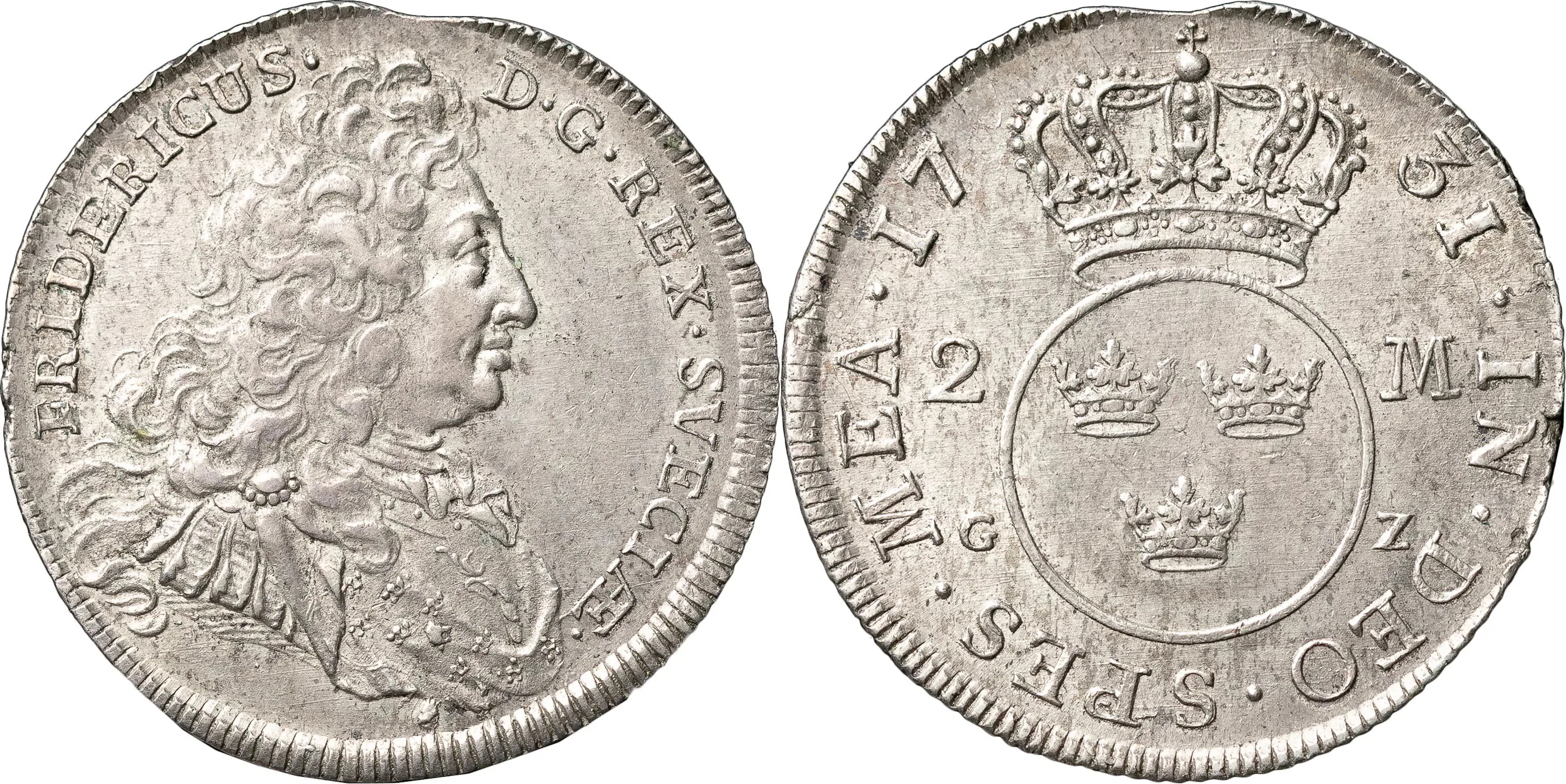 FREDRIK (1720-1751). STOCKHOLM. 2 mark 1731