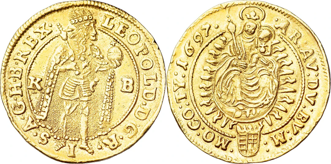ÖSTERRIKE / AUSTRIA. Leopold I (1657-1705). Dukat 1697