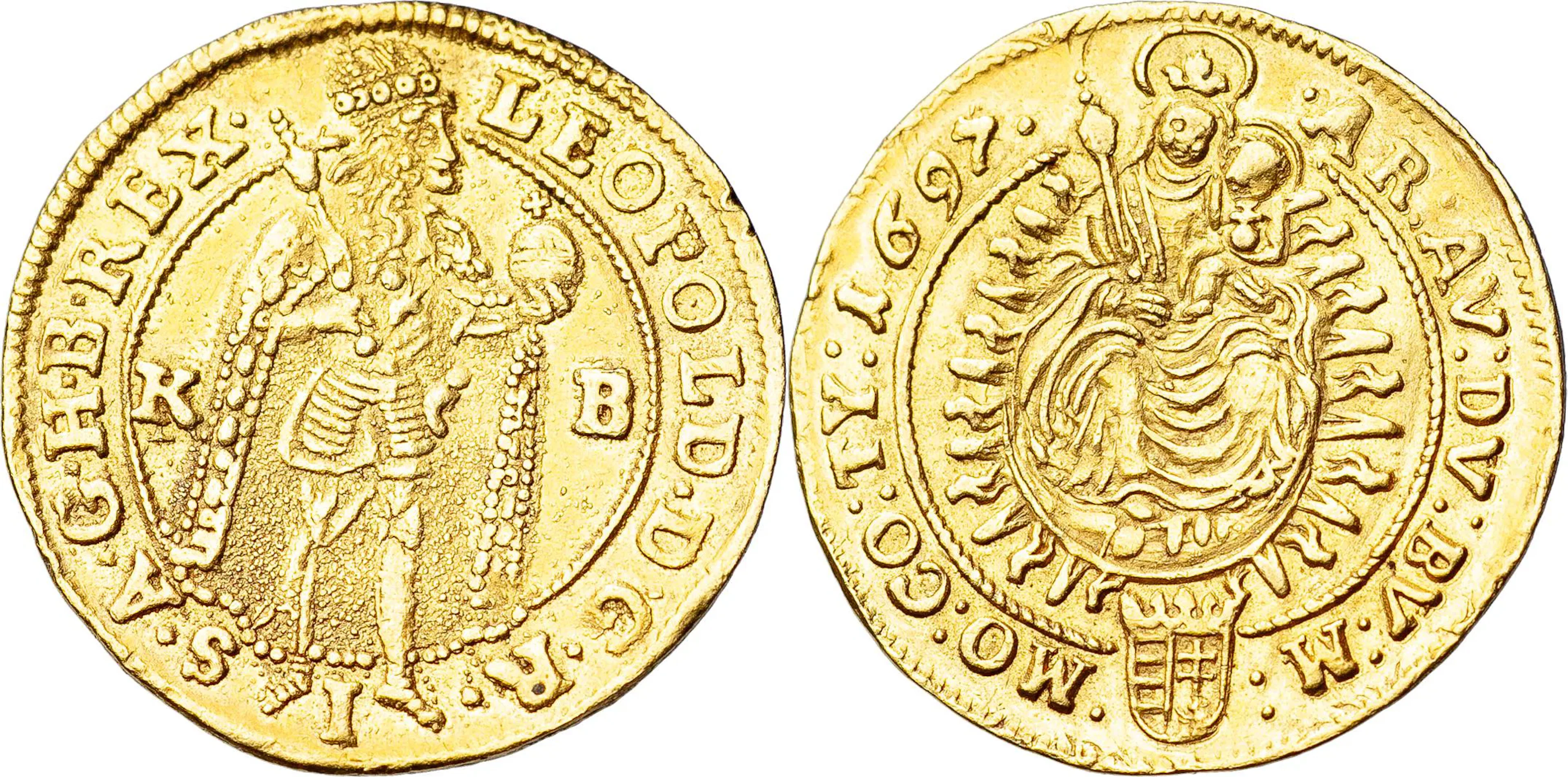 ÖSTERRIKE / AUSTRIA. Leopold I (1657-1705). Dukat 1697