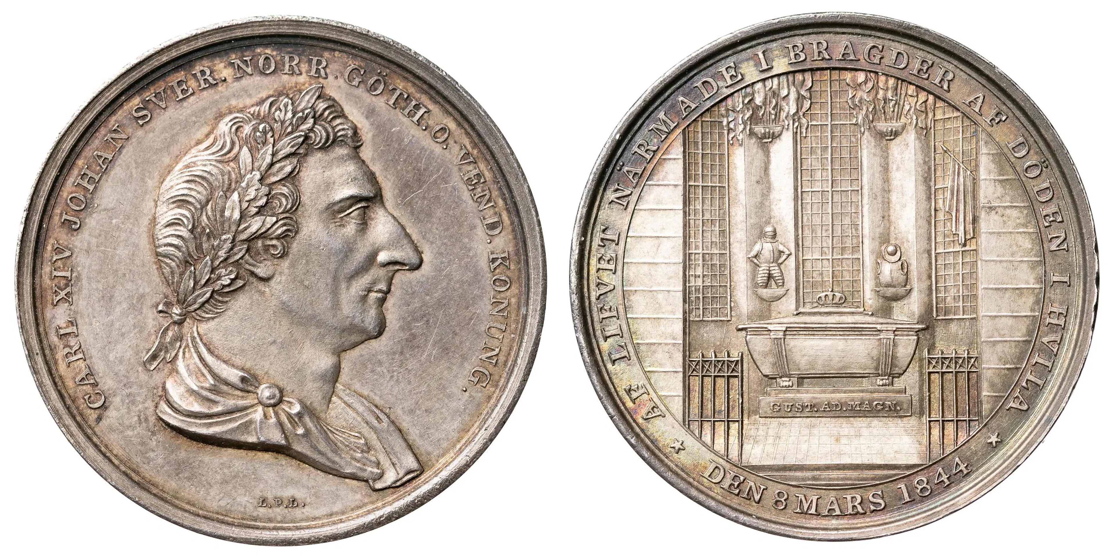 KARL XIV JOHAN (1818-1844). Kastmynt