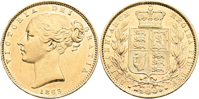 STORBRITANNIEN / GREAT BRITAIN. Sovereign 1863