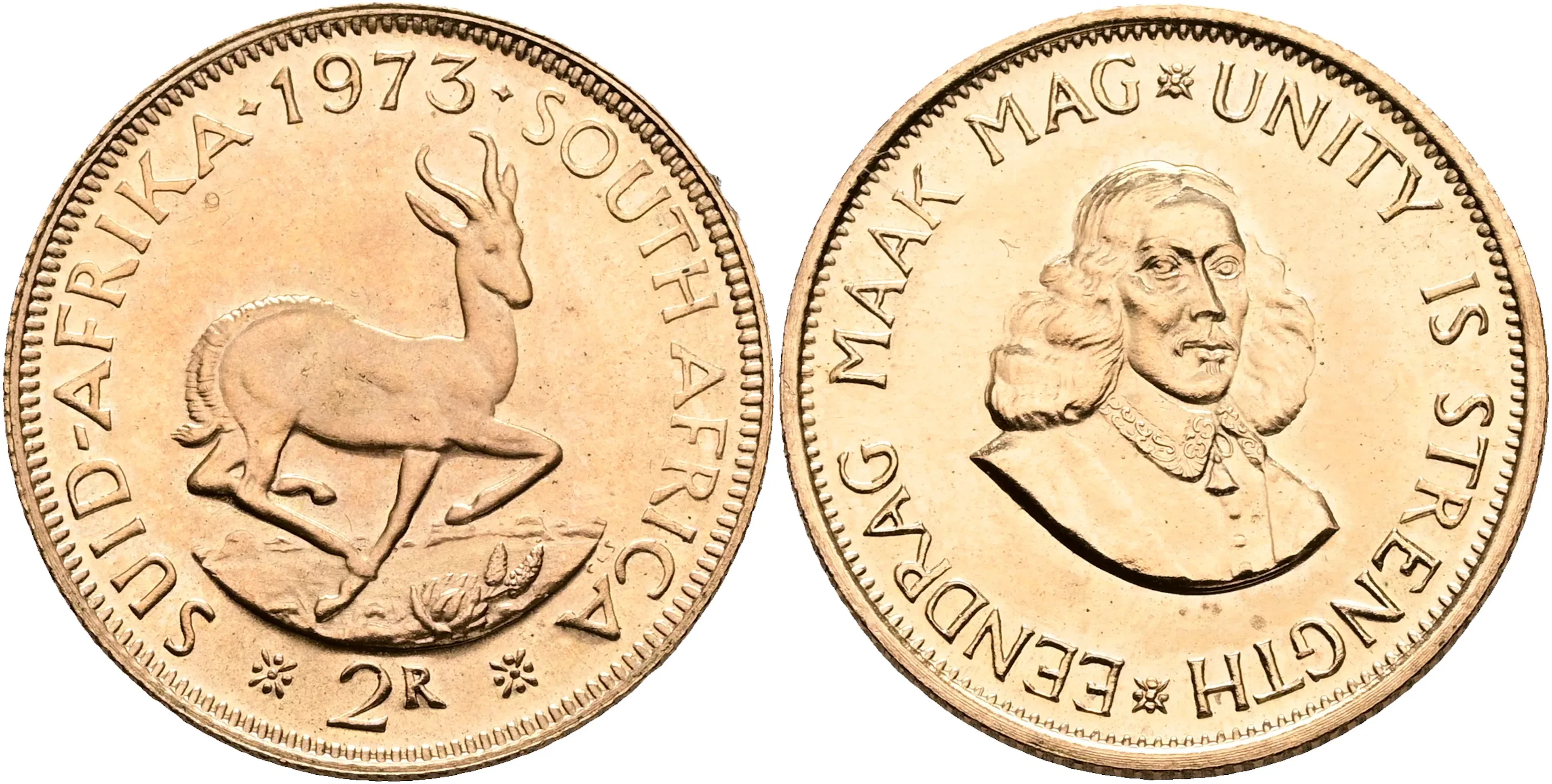 SYDAFRIKA / SOUTH AFRICA. 2 rand 1973