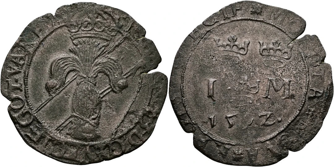 JOHAN III (1568-1592). Mark 1592