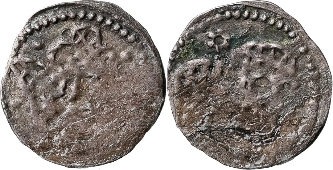 BIRGER MAGNUSSON (1290-1318). OKÄND MYNTORT. Penning