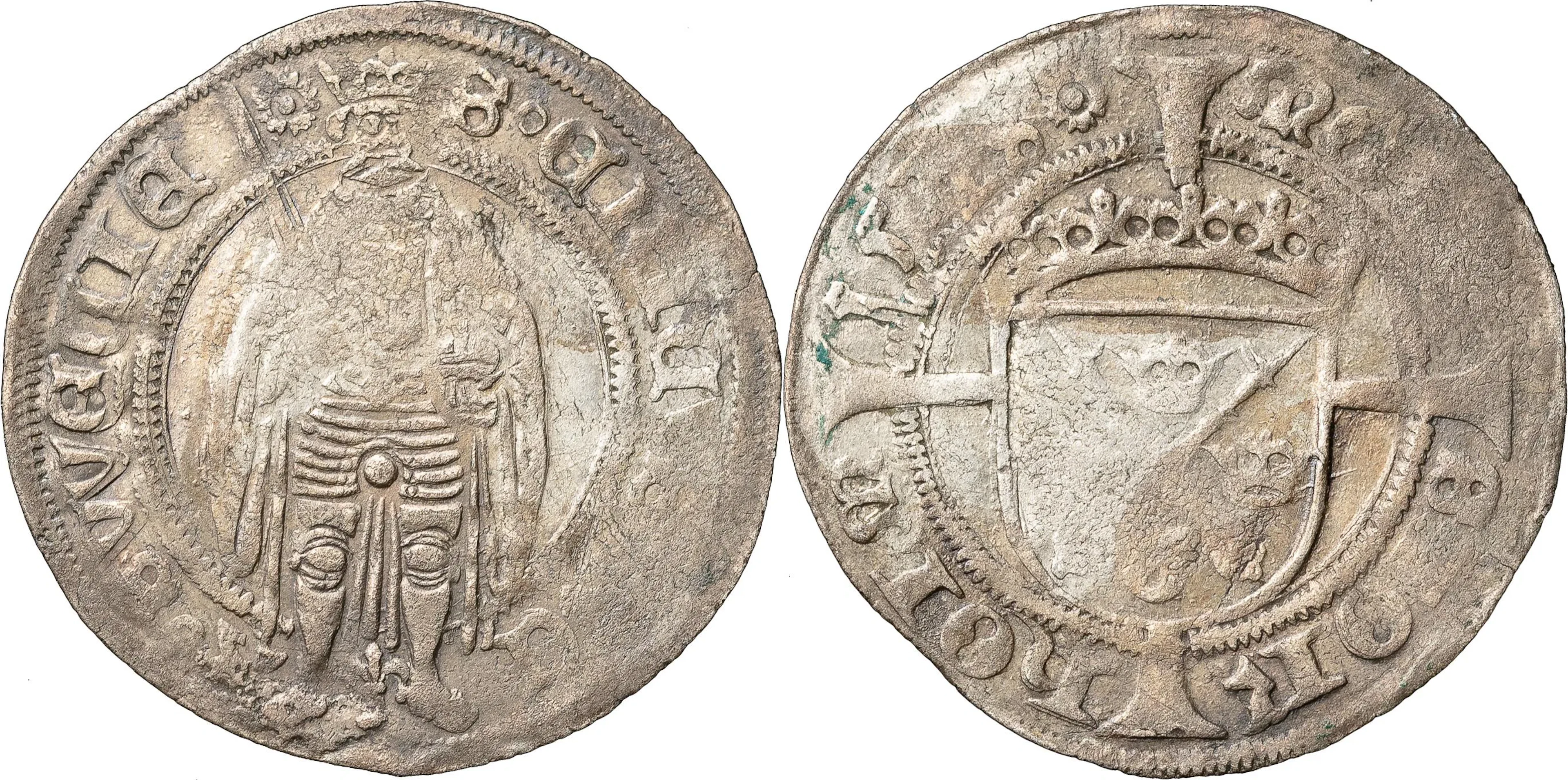 GUSTAV I (1523-1560). STOCKHOLM. Öre 1528