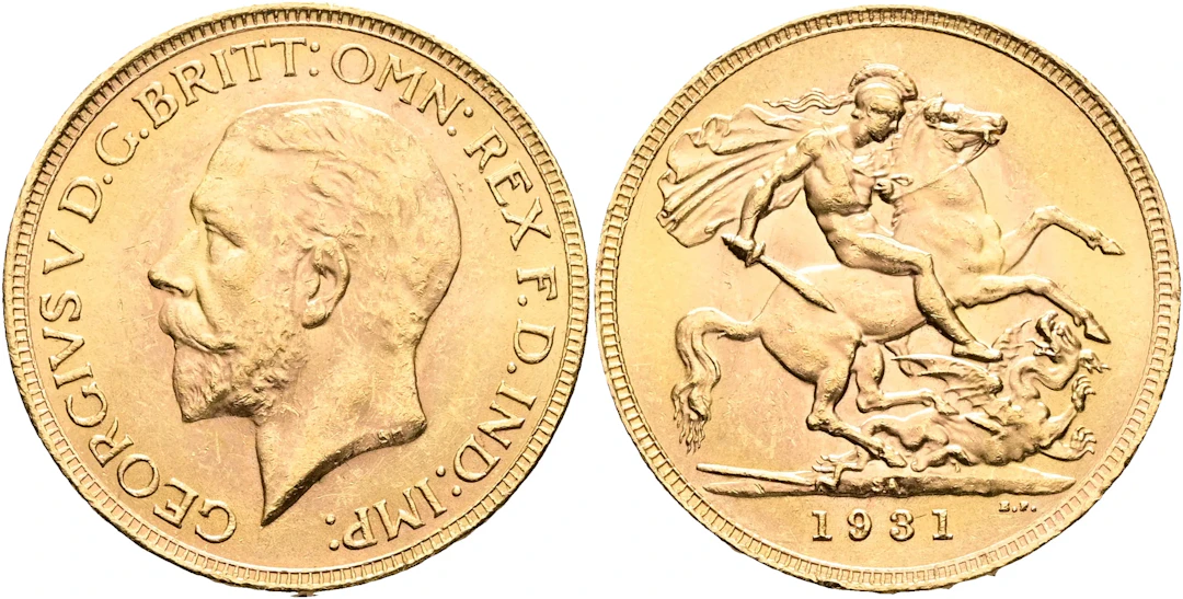 STORBRITANNIEN / GREAT BRITAIN. Sovereign 1931