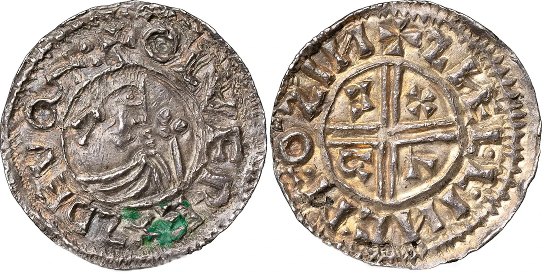 OLOF SKÖTKONUNG (CA 995-1022). SIGTUNA. Penning. Myntmästare Snelling