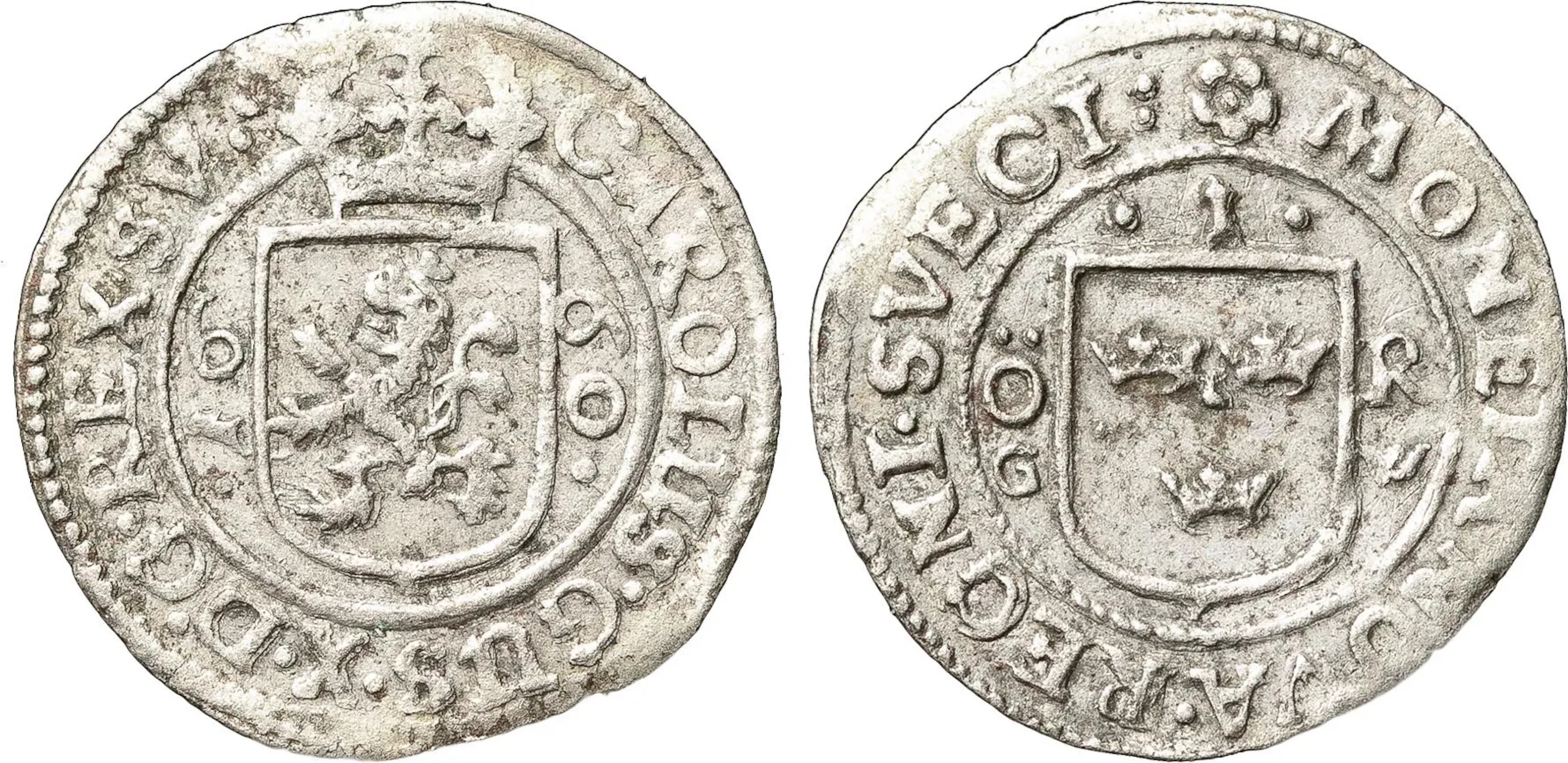 KARL X GUSTAV (1654-1660). STOCKHOLM. Öre 1660