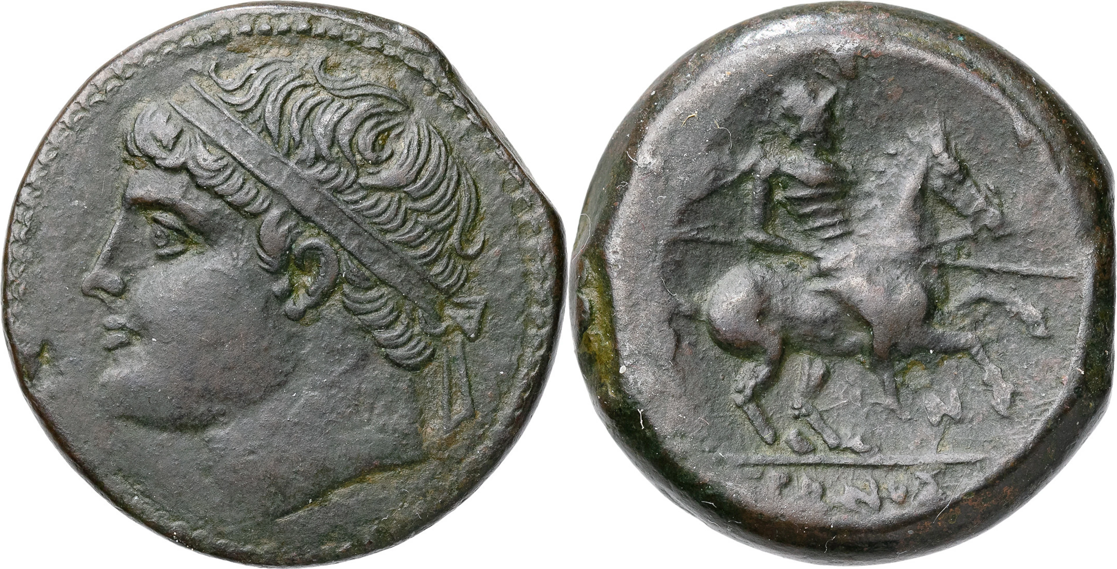 GREKISKA MYNT / GREEK COINS. SICILY. SYRACUSE (278-276 B.C.). AE 27