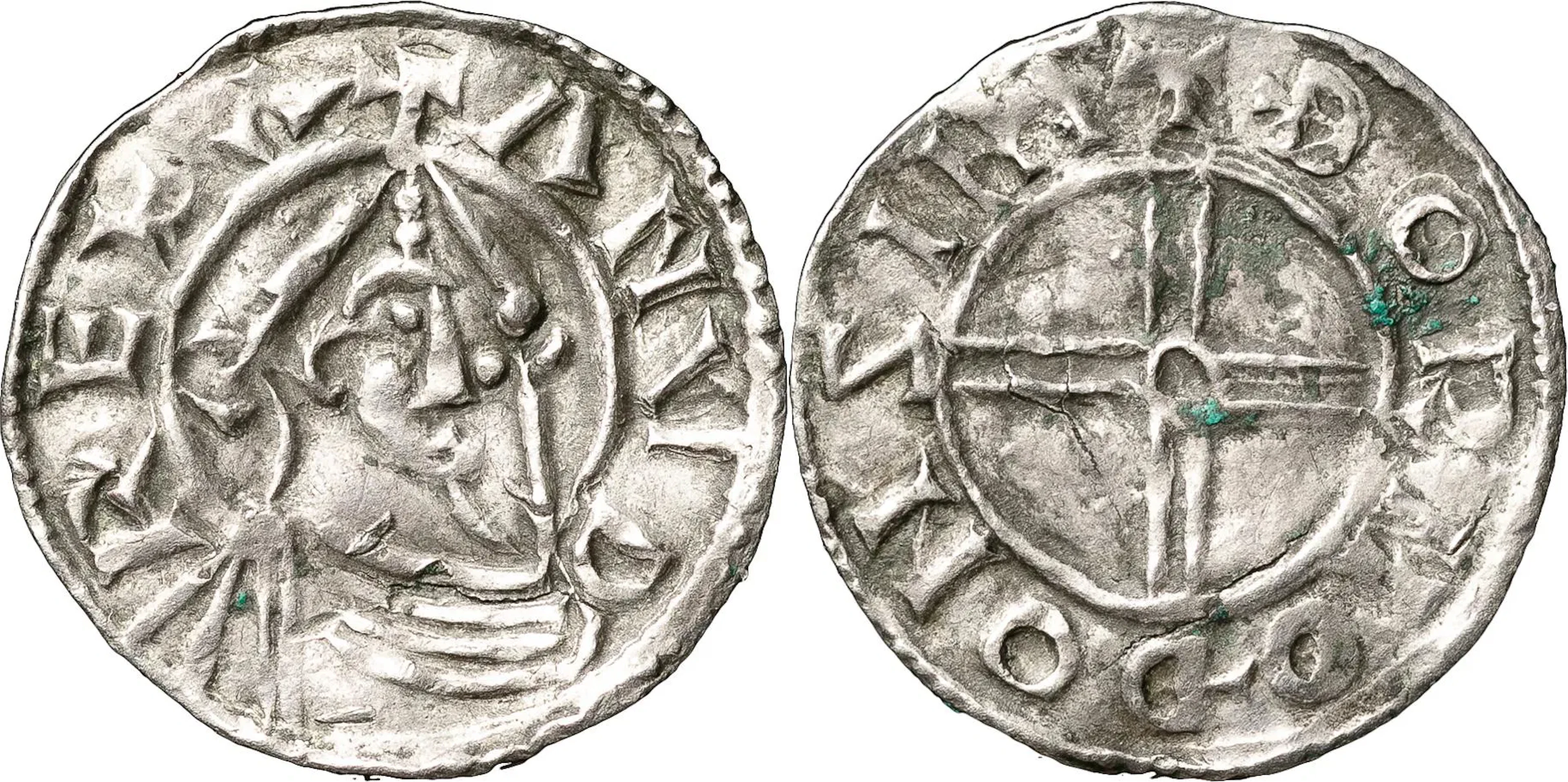 SIGTUNA. Penning. Pointed Helmet/Short Cross-imitation