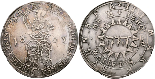 KARL IX (1604-1611). 4 mark 1605