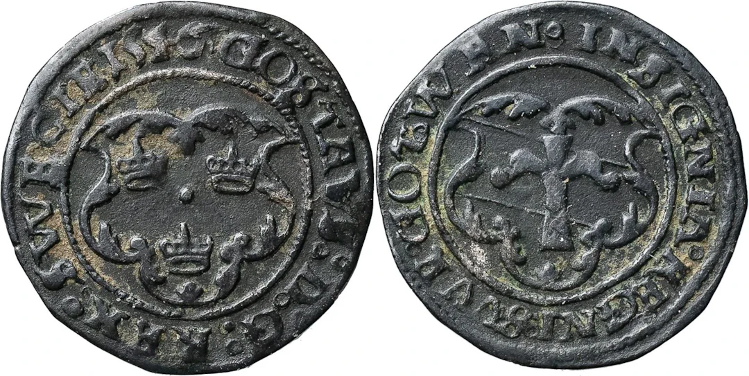 GUSTAV I (1523-1560). SVARTSJÖ. 4 penningar 1546