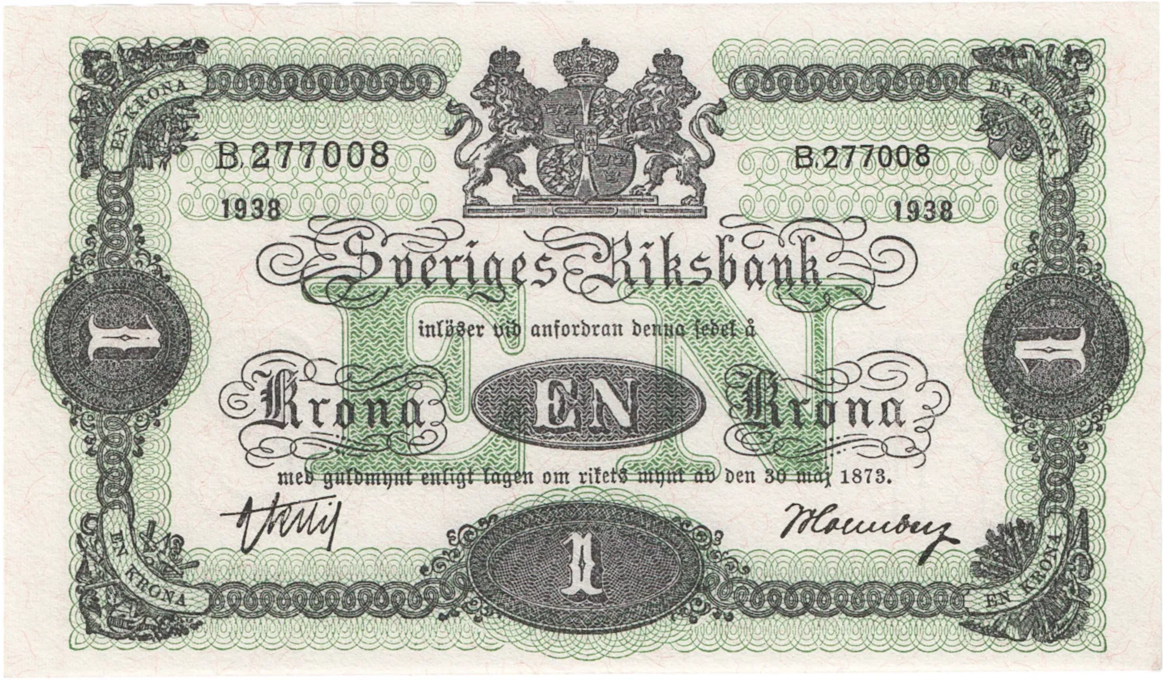 Krona 1938. B,277008