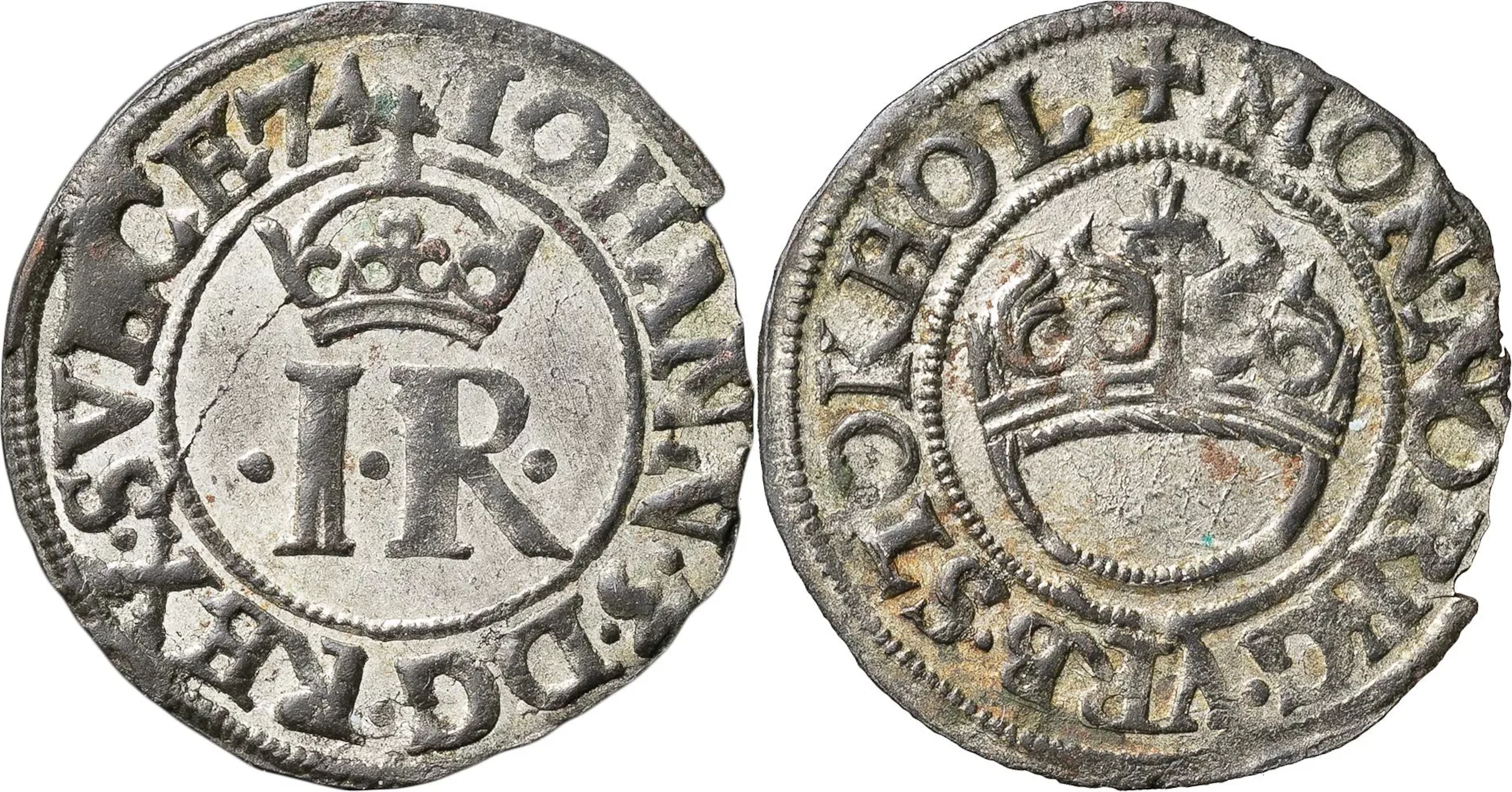 JOHAN III (1568-1592). STOCKHOLM. 1/2 öre 1574